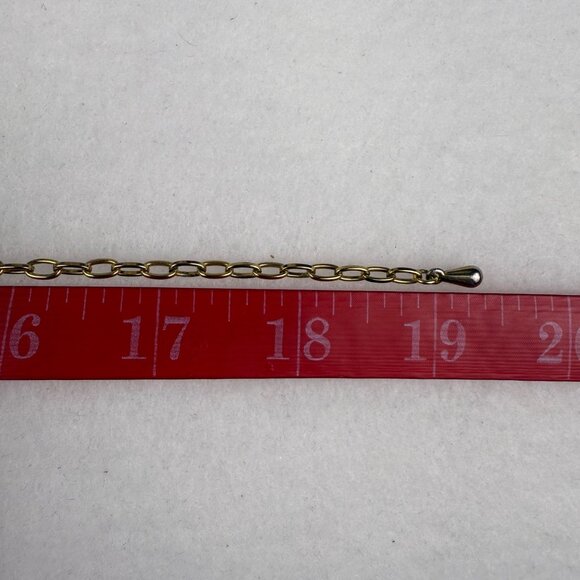 Modernist Inspired Multi-Strand Brown And Gold Tone Necklace Pendant Design - Picture 4 of 4